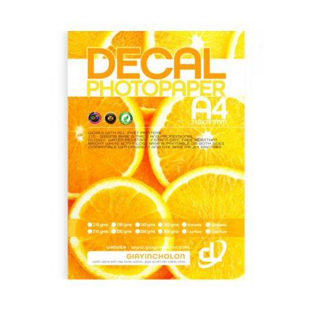 Giấy in ảnh Decal A4