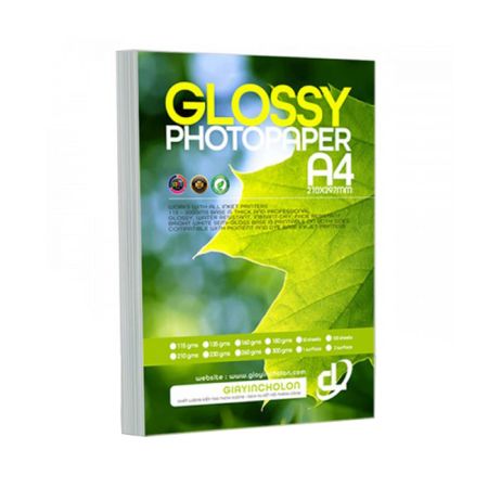 Giấy in ảnh Glossy Photo 1 mặt A4