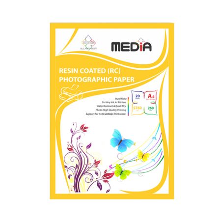 Giấy in ảnh cao cấp Media RC 1 mặt bóng A4