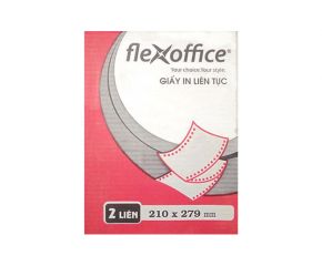 Giấy in liên tục 2 liên Flexoffice