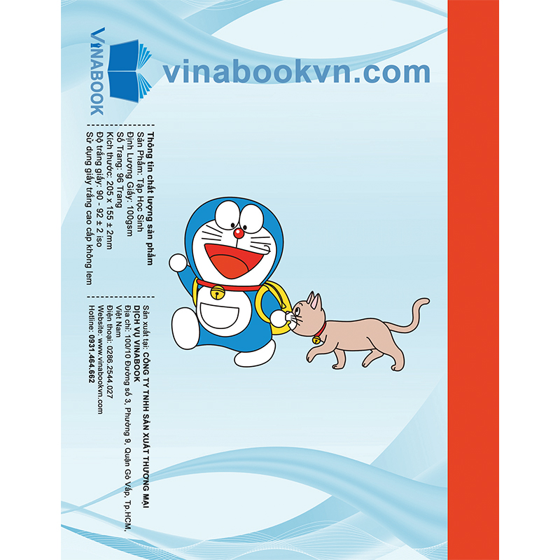 Vở Vinabook Doremon 96 trang